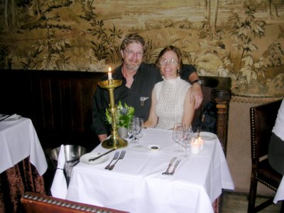 Dennis and Terry in the Witchery.